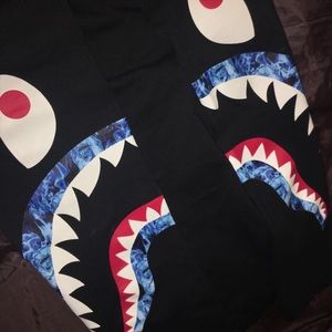 Bape flame mouth tee